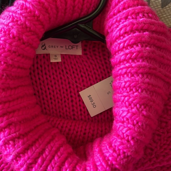 Lou & Grey for Loft Pink Sweater - Picture 2 of 4